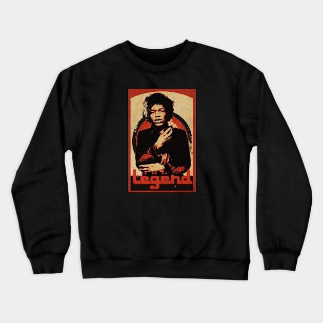 Afro Legend Crewneck Sweatshirt by CTShirts